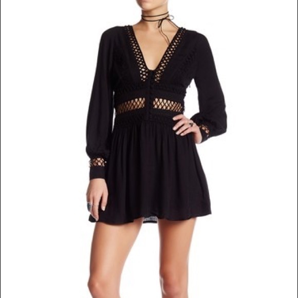 Free People Dresses & Skirts - NWT Free People Black “I Think I Love You” Dress